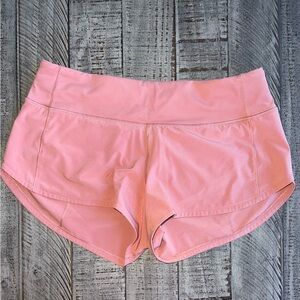 lowrise speed up lululemon short lined 2.5 inch